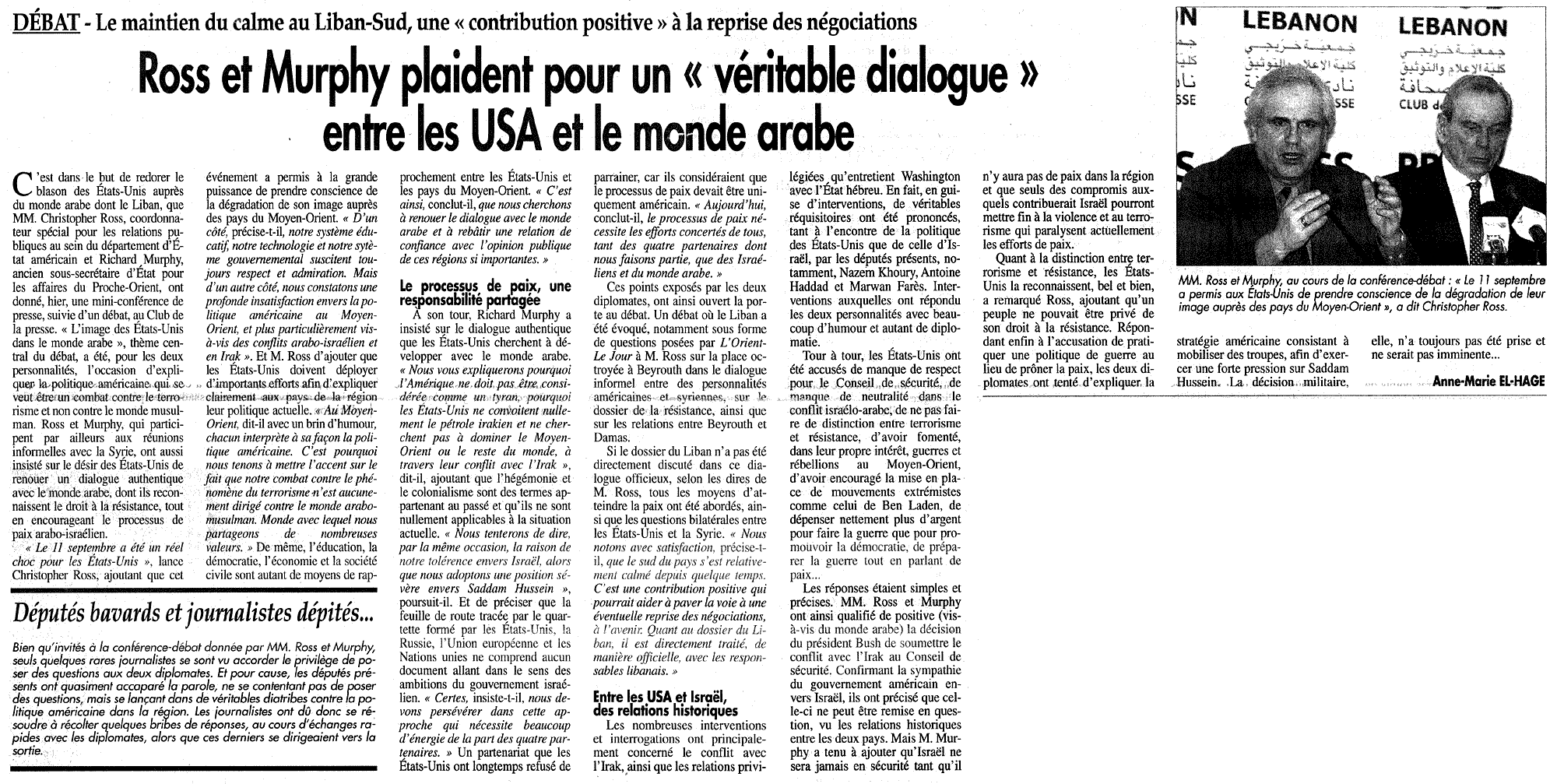 Image showing text scanned from a newspaper or magazine